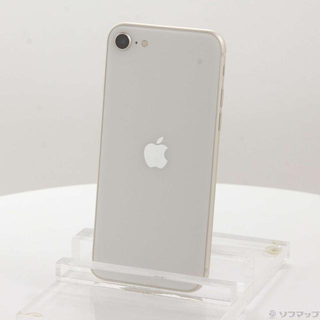 中古)Apple iPhone SE 第3世代 128GB スターライト MMYG3J/A SIMフリー