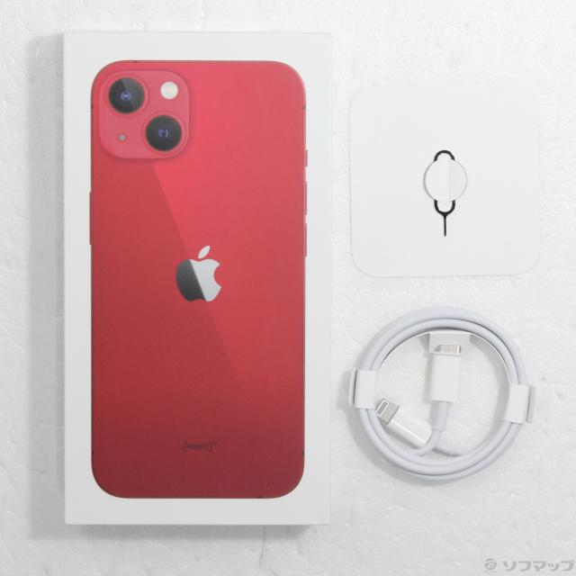 (中古)Apple iPhone13 128GB プロダクトレッド MLNF3J/A SIMフリー(377-ud)_4