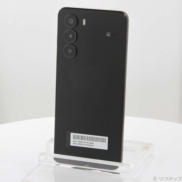 未使用品　nubia S 5G 本体 中古)ZTE nubia S 5G 128GB ブラック A403ZT Y!mobile SIMフリー(269