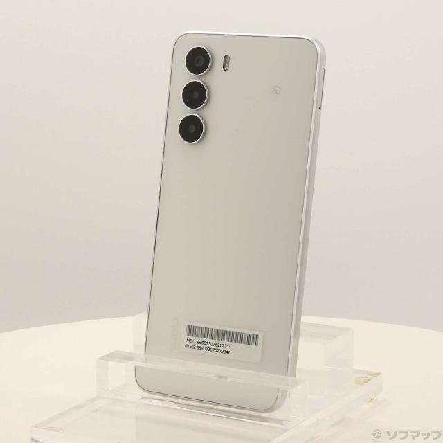中古)ZTE nubia S 5G 128GB ホワイト A403ZT Y!mobile SIMフリー(269-ud)