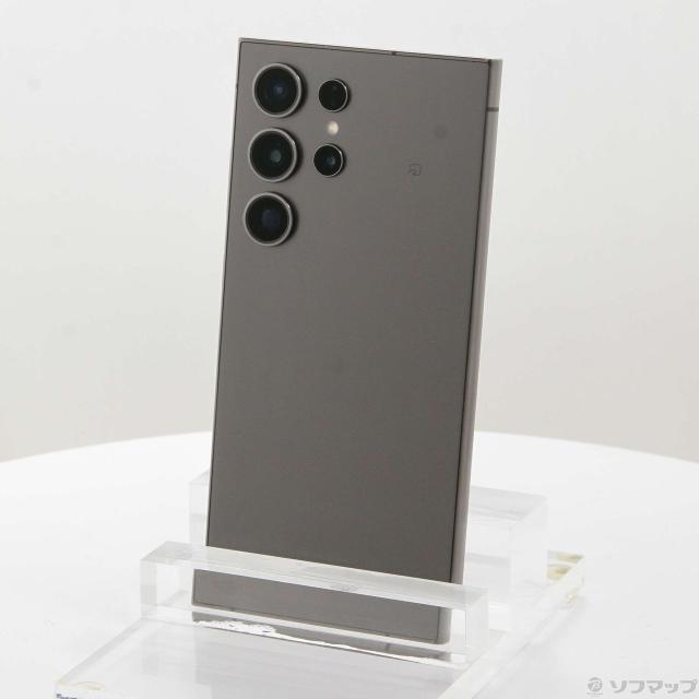 中古)SAMSUNG Galaxy S24 Ultra 256GB チタニウムグレー SCG26 au SIM
