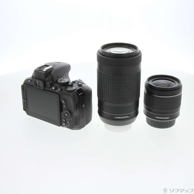 中古)Nikon NIKON D5600 ダブルズームキット ブラック(297-ud) 【公式