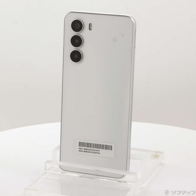 (中古)ZTE nubia S 5G 128GB ホワイト A403ZT Y!mobile SIMフリー(196-ud)