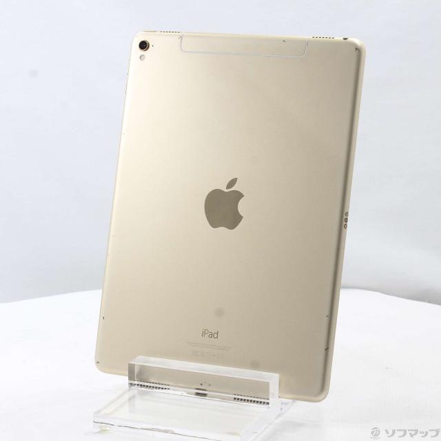 (中古)Apple iPad Pro 9.7インチ 32GB ゴールド MLPY2J/A auロック解除SIMフリー(305-ud)