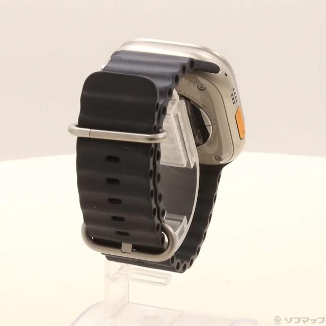 (中古)Apple Apple Watch Ultra GPS + Cellular 49mm チタニウムケース ミッドナイトオーシャンバンド(377-ud)_2