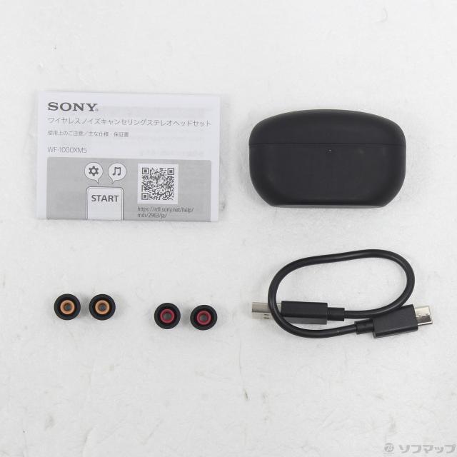 中古)SONY WF-1000XM5 ブラック(377-ud) 【公式通販】