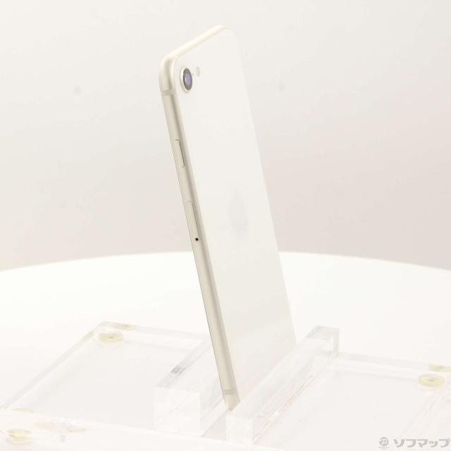 (中古)Apple iPhone SE 第3世代 64GB スターライト MMYD3J/A SIMフリー(371-ud)_3