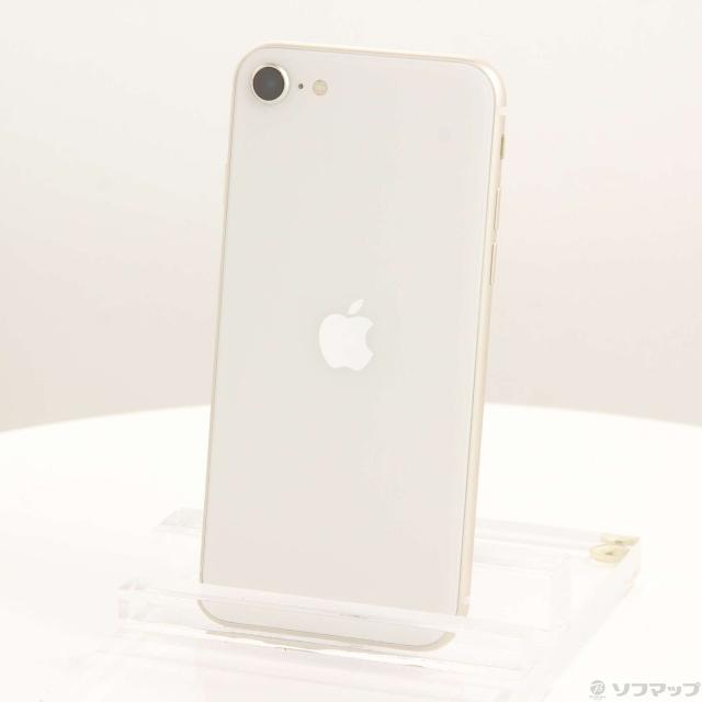 (中古)Apple iPhone SE 第3世代 64GB スターライト MMYD3J/A SIMフリー(305-ud)