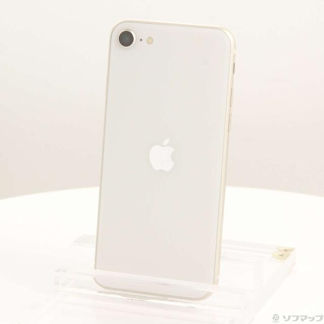 (中古)Apple iPhone SE 第3世代 64GB スターライト MMYD3J/A SIMフリー(305-ud)