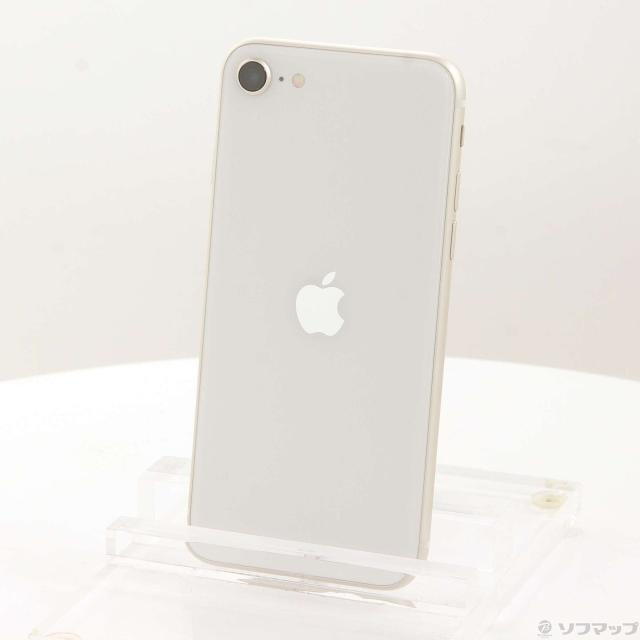 (中古)Apple iPhone SE 第3世代 64GB スターライト MMYD3J/A SIMフリー(352-ud)