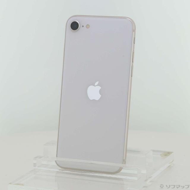 (中古)Apple iPhone SE 第3世代 64GB スターライト MMYD3J/A SIMフリー(344-ud)