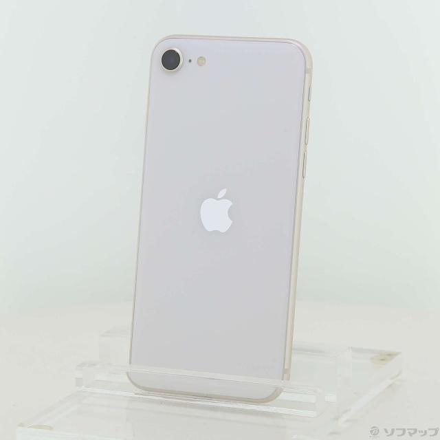 (中古)Apple iPhone SE 第3世代 64GB スターライト NMYD3J/A SIMフリー(352-ud)