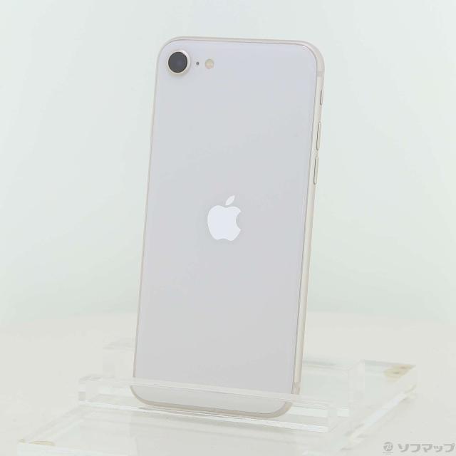 中古)Apple iPhone SE 第3世代 64GB スターライト MMYD3J/A SIMフリー 