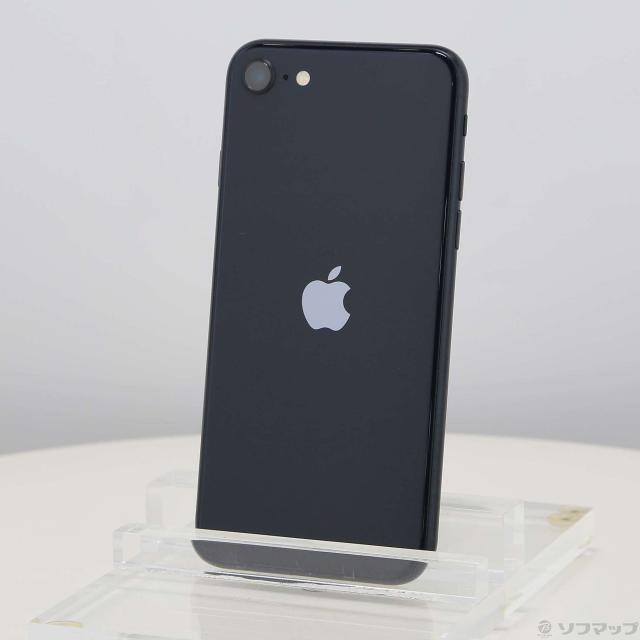(中古)Apple iPhone SE 第3世代 64GB ミッドナイト MMYC3J/A SIMフリー(344-ud)
