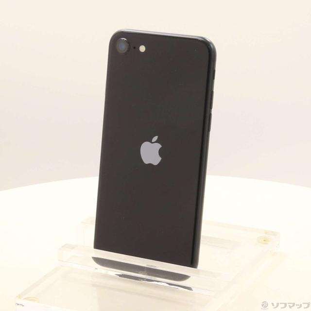 (中古)Apple iPhone SE 第3世代 64GB ミッドナイト MMYC3J/A SIMフリー(196-ud)