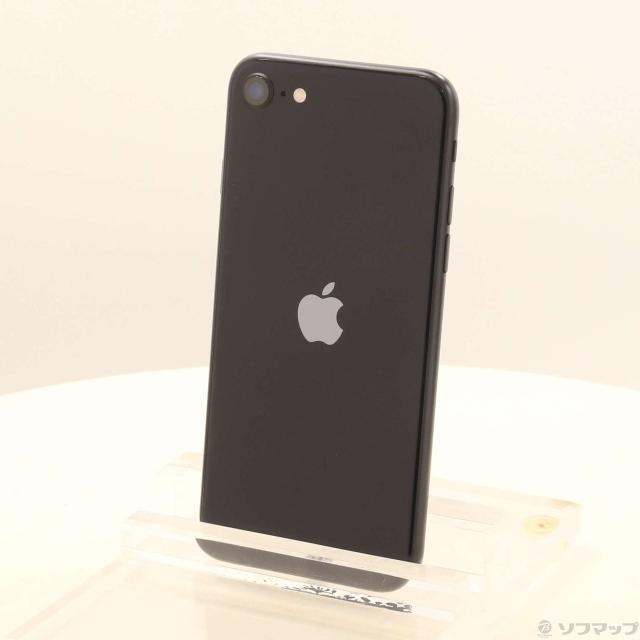 (中古)Apple iPhone SE 第3世代 64GB ミッドナイト MMYC3J/A SIMフリー(368-ud)