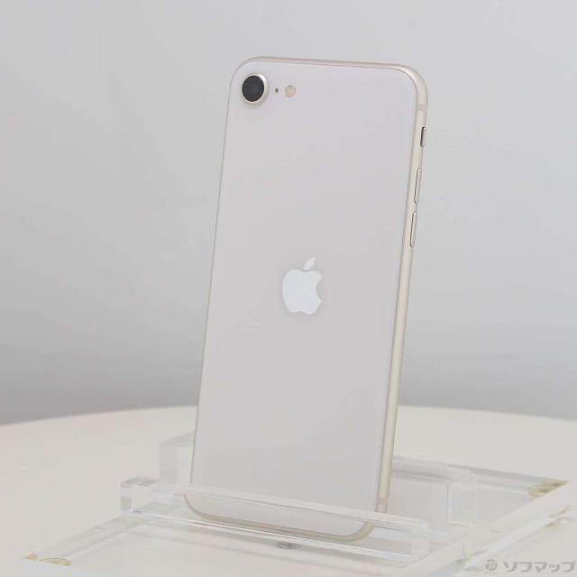 中古)Apple iPhone SE 第3世代 128GB スターライト MMYG3J/A SIMフリー 