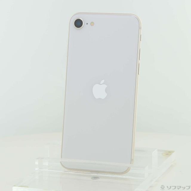 中古)Apple iPhone SE 第3世代 128GB スターライト MMYG3J/A SIMフリー 