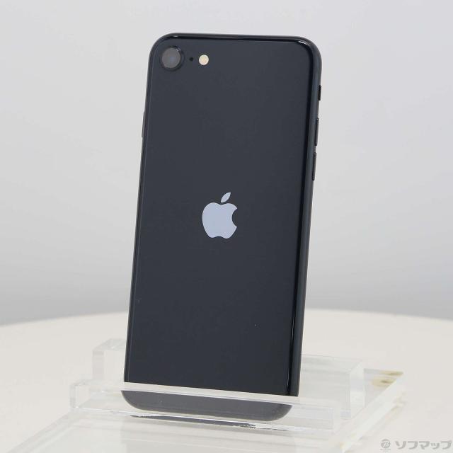 中古)Apple iPhone SE 第3世代 128GB ミッドナイト MMYF3J/A SIMフリー