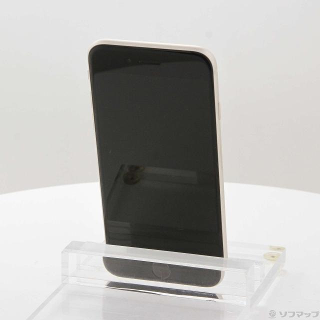 (中古)Apple iPhone SE 第3世代 64GB スターライト MMYD3J/A SIMフリー(352-ud)