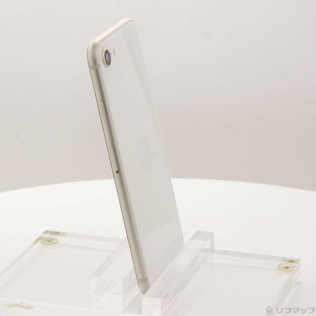 (中古)Apple iPhone SE 第3世代 64GB スターライト MMYD3J/A SIMフリー(352-ud)