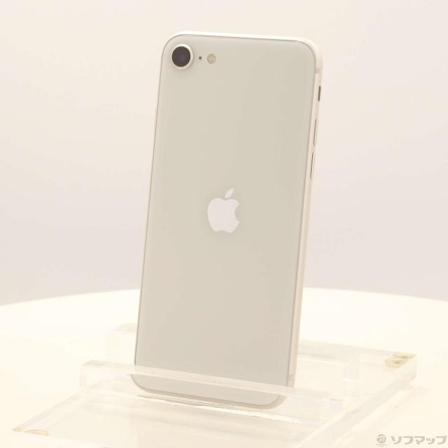 (中古)Apple iPhone SE 第3世代 64GB スターライト MMYD3J/A SIMフリー(344-ud)