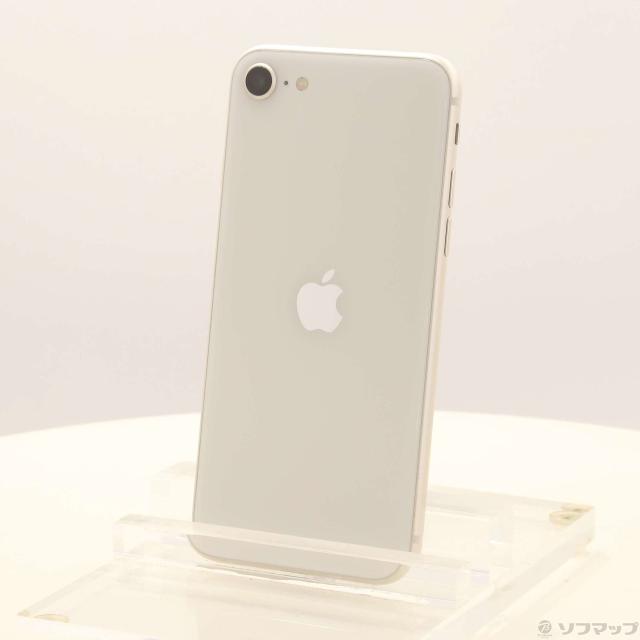 (中古)Apple iPhone SE 第3世代 64GB スターライト MMYD3J/A SIMフリー(295-ud)