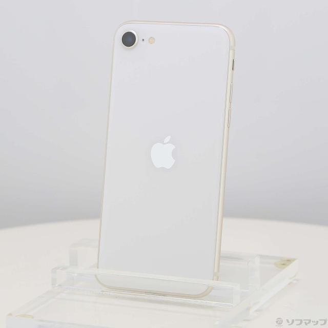 (中古)Apple iPhone SE 第3世代 64GB スターライト MMYD3J/A SIMフリー(349-ud)