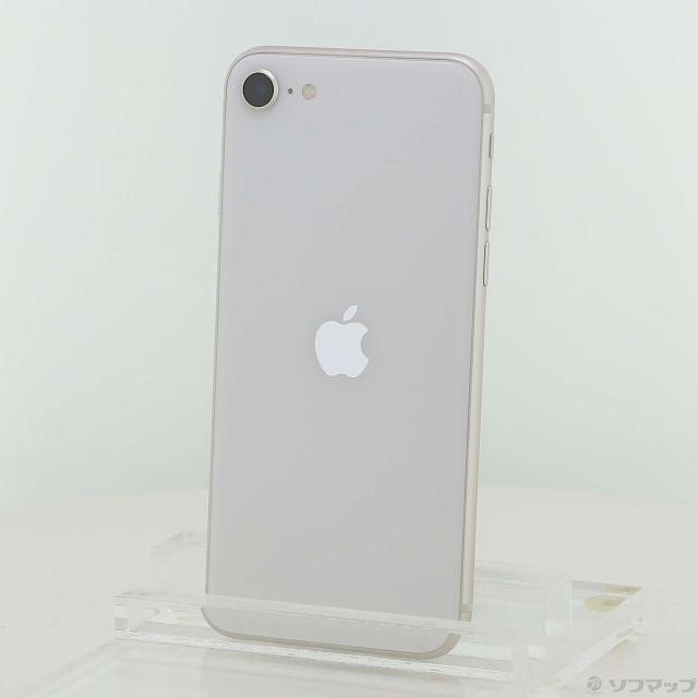 (中古)Apple iPhone SE 第3世代 64GB スターライト MMYD3J/A SIMフリー(251-ud)