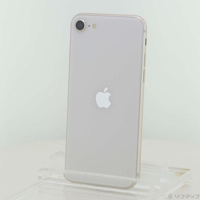 (中古)Apple iPhone SE 第3世代 64GB スターライト MMYD3J/A SIMフリー(352-ud)