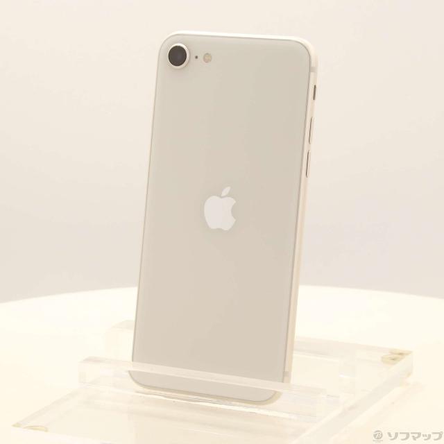(中古)Apple iPhone SE 第3世代 64GB スターライト MMYD3J/A SIMフリー(251-ud)