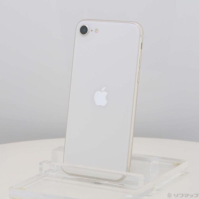 (中古)Apple iPhone SE 第3世代 64GB スターライト MMYD3J/A SIMフリー(349-ud)
