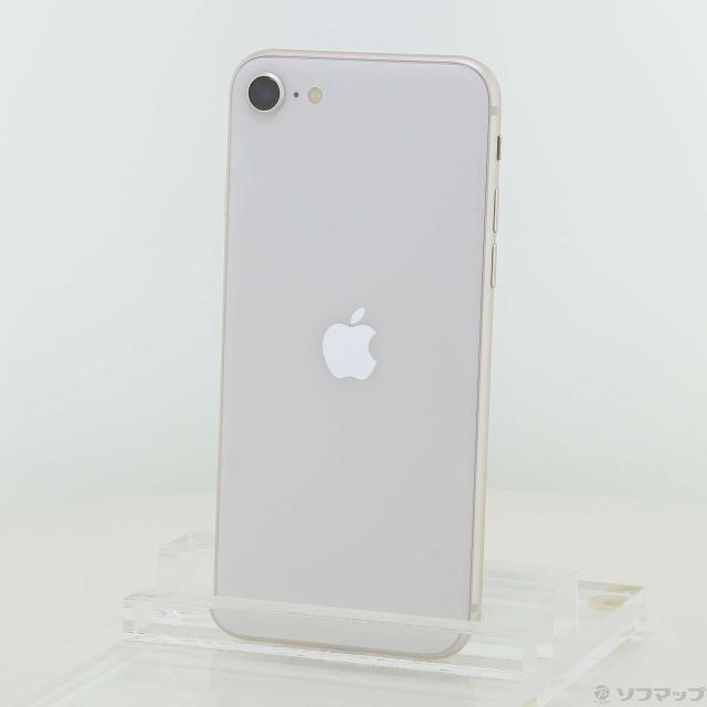 (中古)Apple iPhone SE 第3世代 64GB スターライト MMYD3J/A SIMフリー(262-ud)