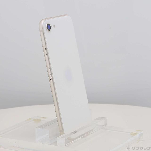 (中古)Apple iPhone SE 第3世代 64GB スターライト MMYD3J/A SIMフリー(352-ud)_3