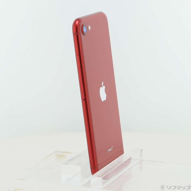 (中古)Apple iPhone SE 第3世代 64GB プロダクトレッド MMYE3J/A SIMフリー(377-ud)