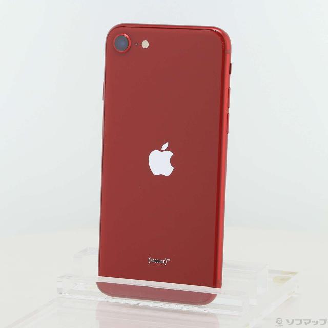 (中古)Apple iPhone SE 第3世代 64GB プロダクトレッド MMYE3J/A SIMフリー(262-ud)