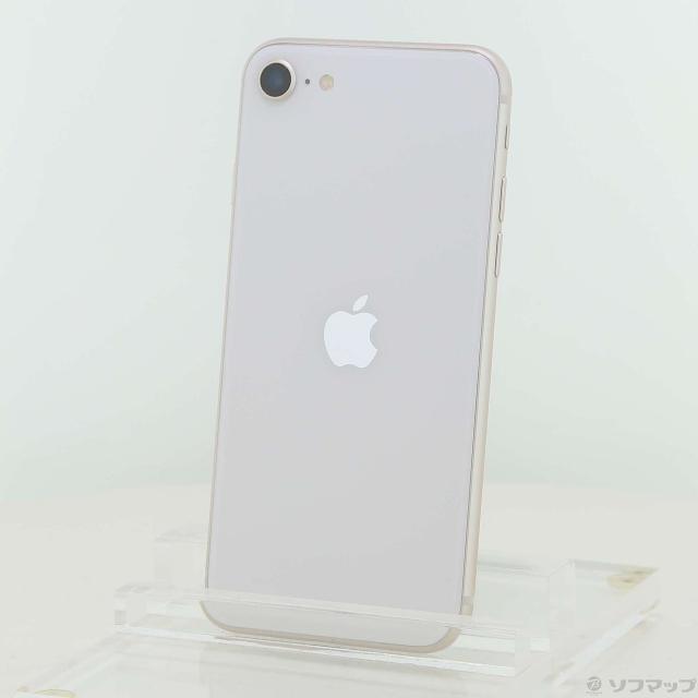中古)Apple iPhone SE 第3世代 128GB スターライト MMYG3J/A SIMフリー