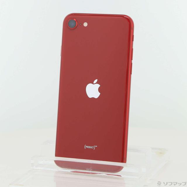 (中古)Apple iPhone SE 第3世代 64GB プロダクトレッド MMYE3J/A SIMフリー(349-ud)