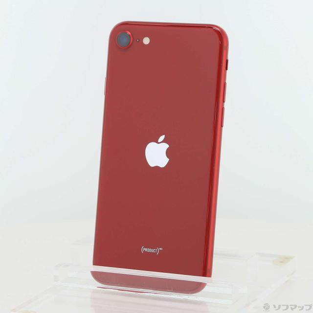 (中古)Apple iPhone SE 第3世代 64GB プロダクトレッド MMYE3J/A SIMフリー(349-ud)