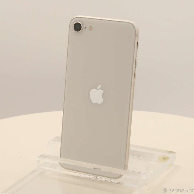 (中古)Apple iPhone SE 第3世代 64GB スターライト MMYD3J/A SIMフリー(269-ud)