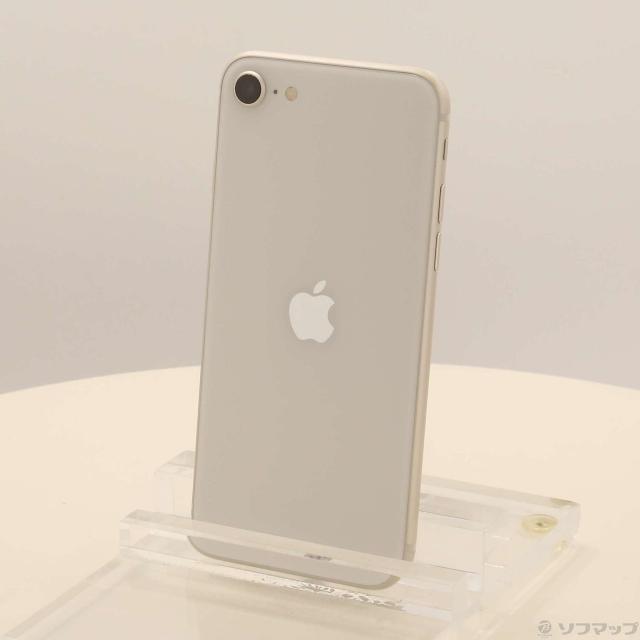 (中古)Apple iPhone SE 第3世代 64GB スターライト MMYD3J/A SIMフリー(269-ud)