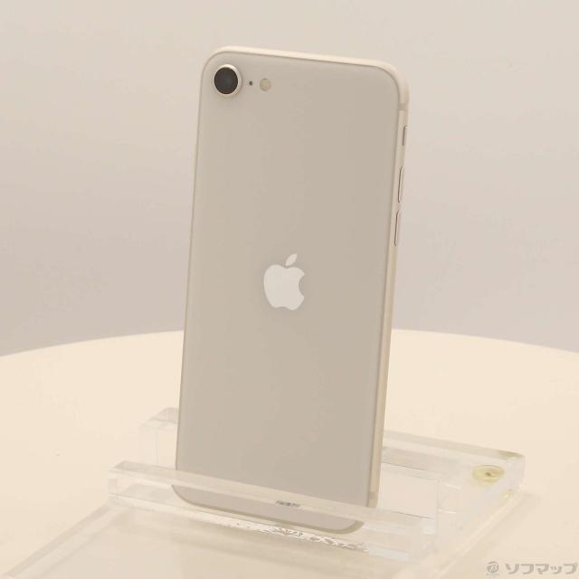 (中古)Apple iPhone SE 第3世代 64GB スターライト MMYD3J/A SIMフリー(269-ud)