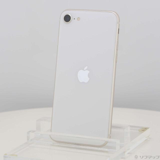 中古)Apple iPhone SE 第3世代 256GB スターライト MMYK3J/A SIMフリー 
