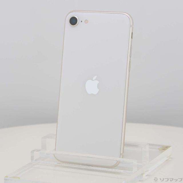 (中古)Apple iPhone SE 第3世代 256GB スターライト MMYK3J/A SIMフリー(258-ud)