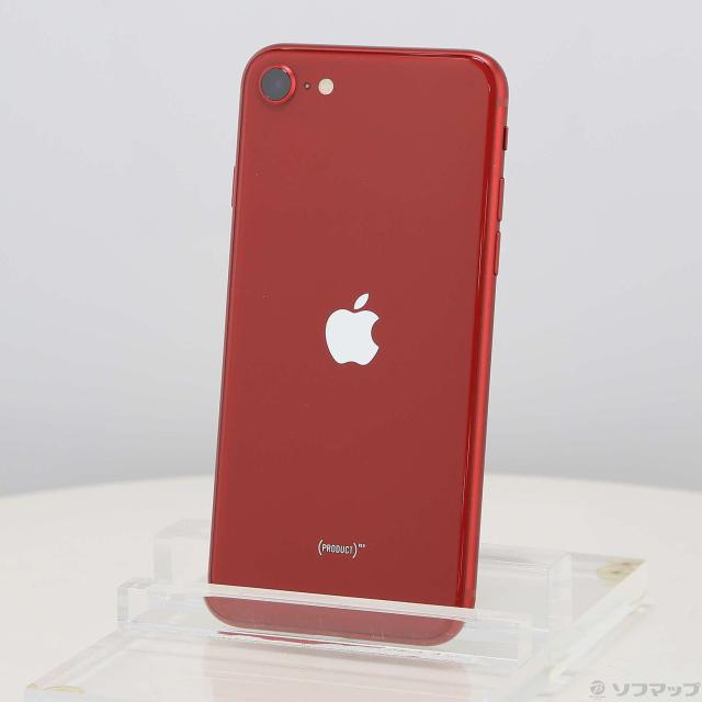 中古)Apple iPhone SE 第3世代 128GB プロダクトレッド MMYH3J/A SIM