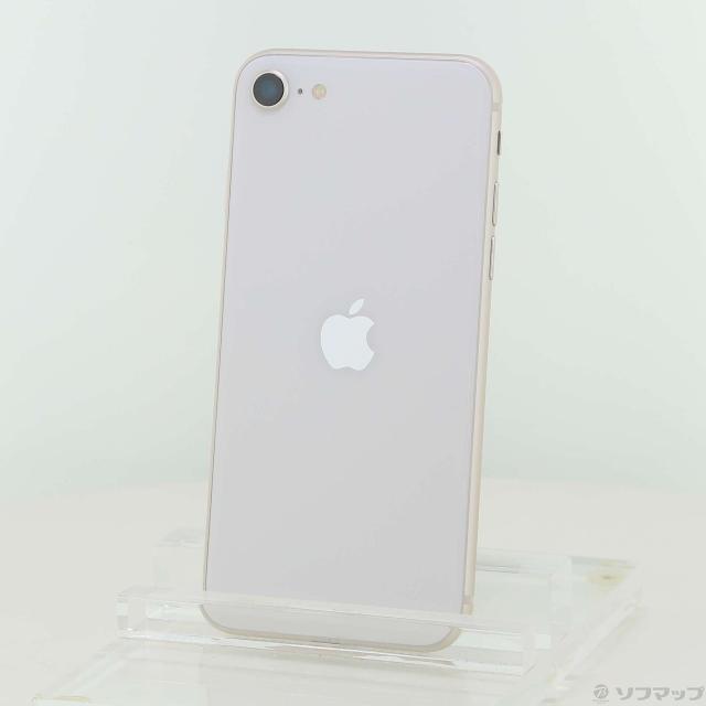 (中古)Apple iPhone SE 第3世代 64GB スターライト MMYD3J/A SIMフリー(371-ud)