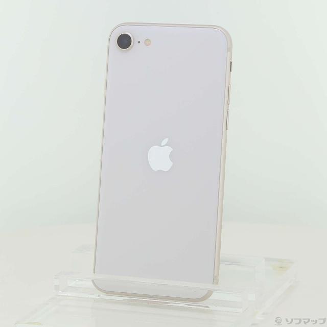 (中古)Apple iPhone SE 第3世代 64GB スターライト MMYD3J/A SIMフリー(262-ud)