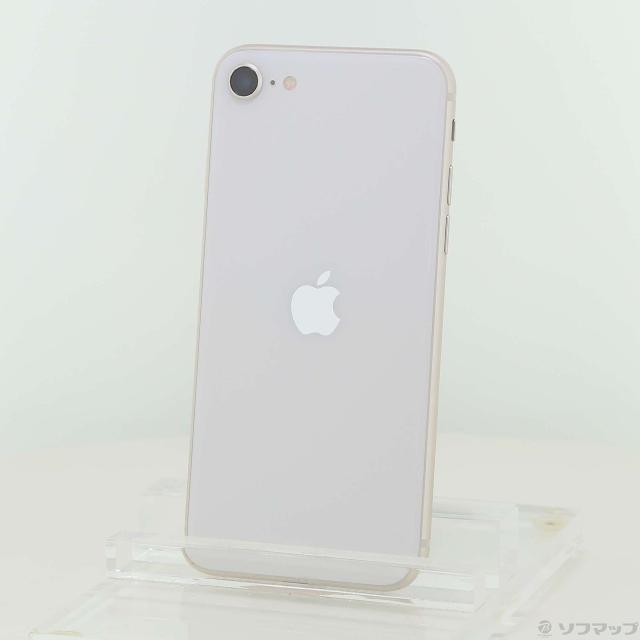 (中古)Apple iPhone SE 第3世代 128GB スターライト MMYG3J/A SIMフリー(251-ud)