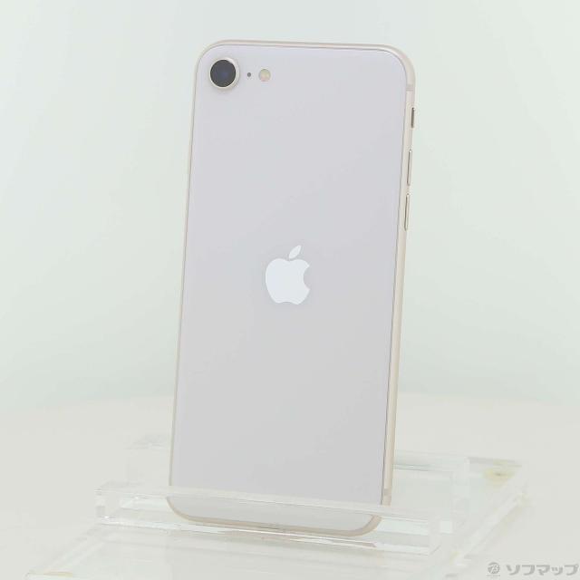 中古)Apple iPhone SE 第3世代 128GB スターライト MMYG3J/A SIMフリー 