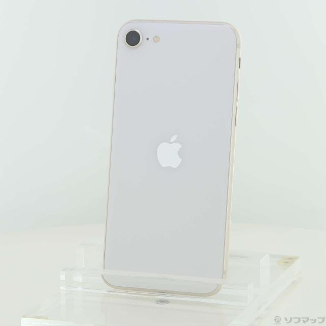 中古)Apple iPhone SE 第3世代 128GB スターライト MMYG3J/A SIMフリー 